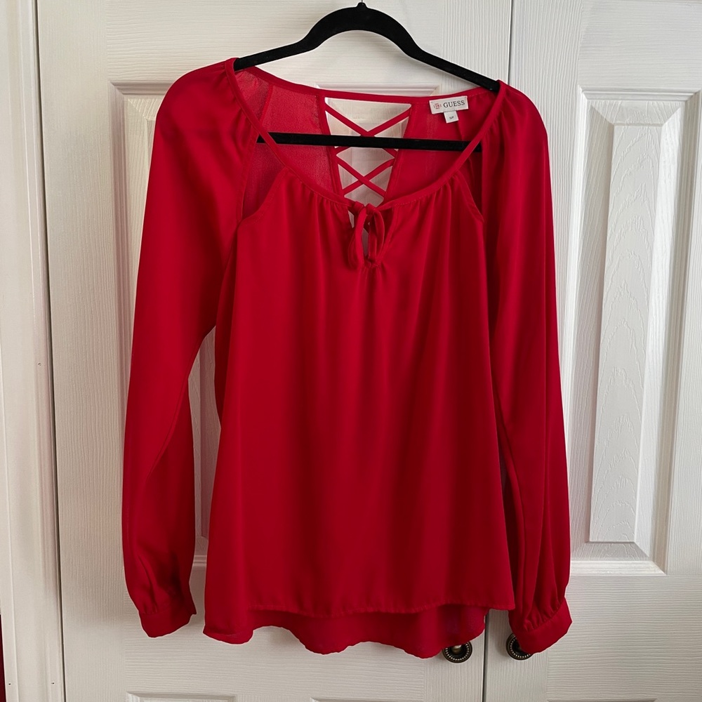 GUESS Blouse/Top Red